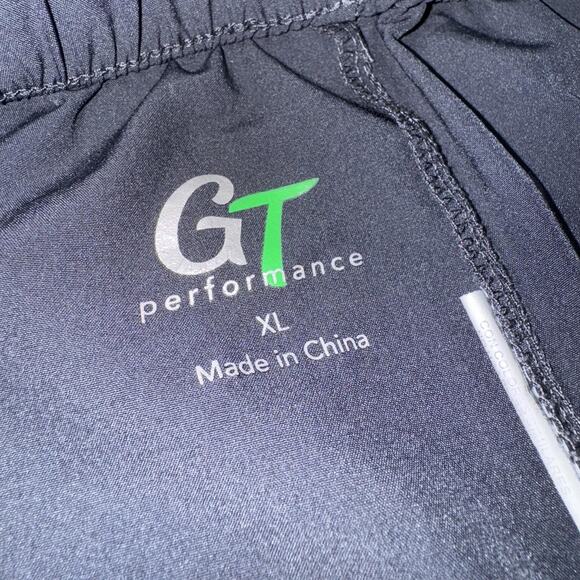 GT Performance Pants Mens XL Black Jogger Stretch Drawstring Athletic Pockets - Picture 3 of 12